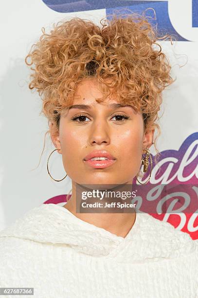 Raye attends Capital's Jingle Bell Ball with Coca-Cola on December 4, 2016 in London, United Kingdom.