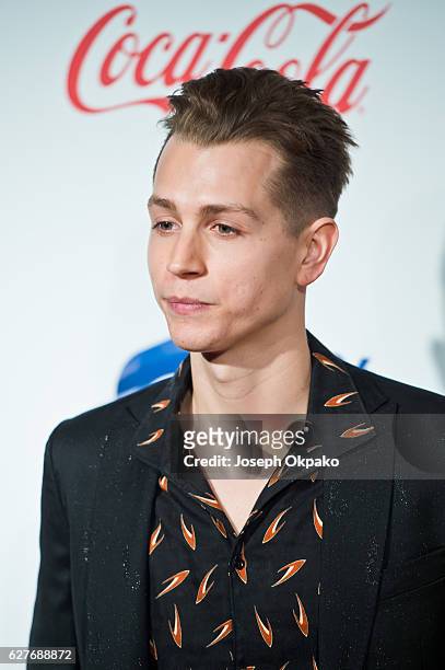 James Mcvey attends Capital's Jingle Bell Ball with Coca-Cola on December 4, 2016 in London, United Kingdom.