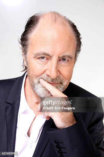 Singer Michel Delpech Photographed in PARIS