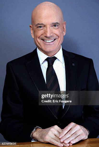 French engineer-forecaster meteorologist and weather presenter on TF1 Louis Bodin Photographed in PARIS