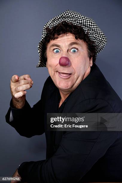 Clown David Larible Photographed in PARIS