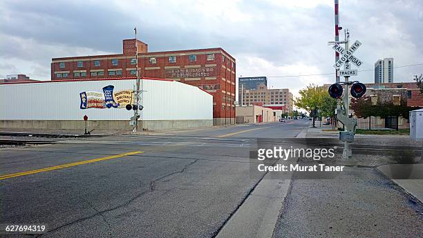 street scene in downtown amarillo - amarillo texas stock pictures, royalty-free photos & images