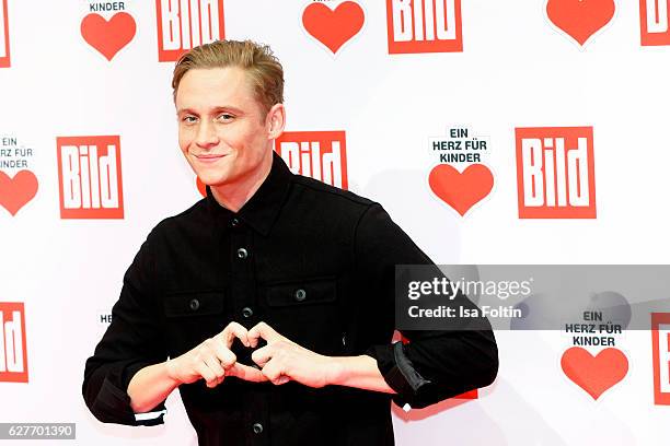 German actor and producer Matthias Schweighoefer attends the Ein Herz Fuer Kinder gala on December 3, 2016 in Berlin, Germany.