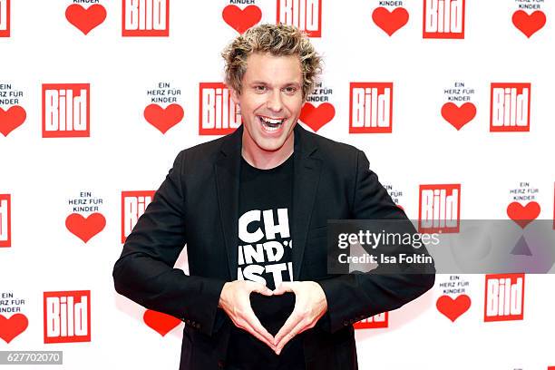 German comedian and ventriloquist Sascha Grammel attends the Ein Herz Fuer Kinder gala on December 3, 2016 in Berlin, Germany.