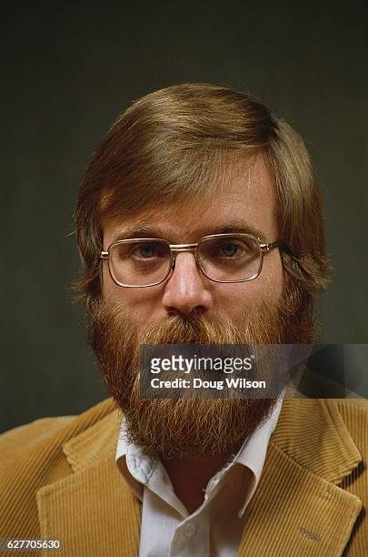 Microsoft Co-Founder Paul Allen poses for a portrait in 1984.