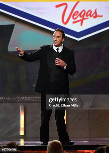 Actor/comedian Jay Mohr hosts the 2016 NASCAR Sprint Cup Series Awards show at Wynn Las Vegas on December 2, 2016 in Las Vegas, Nevada.