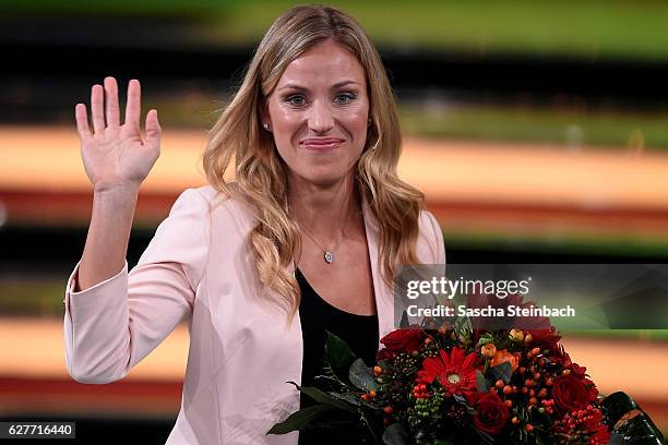 Angelique Kerber attends the television show 2016! Menschen, Bilder, Emotionen - RTL Jahresrueckblick on December 4, 2016 in Cologne, Germany.