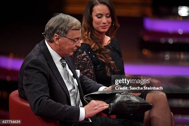 Wolfgang Bosbach attends the television show 2016! Menschen, Bilder, Emotionen - RTL Jahresrueckblick on December 4, 2016 in Cologne, Germany.