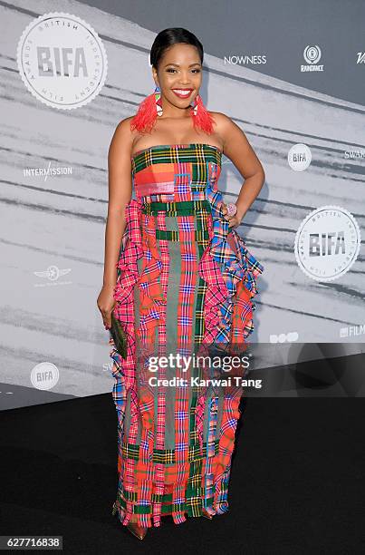 Terry Pheto attends The British Independent Film Awards at Old Billingsgate Market on December 4, 2016 in London, England.