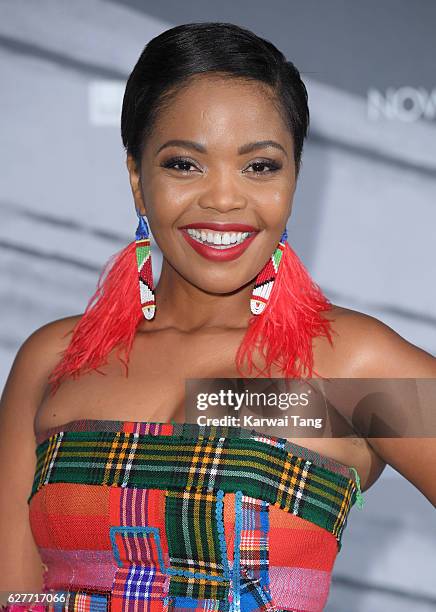 Terry Pheto attends The British Independent Film Awards at Old Billingsgate Market on December 4, 2016 in London, England.