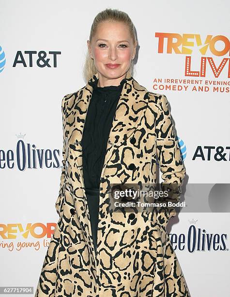 Actress Katherine LaNasa attends The Trevor Project's 2016 TrevorLIVE LA at The Beverly Hilton Hotel on December 4, 2016 in Beverly Hills, California.