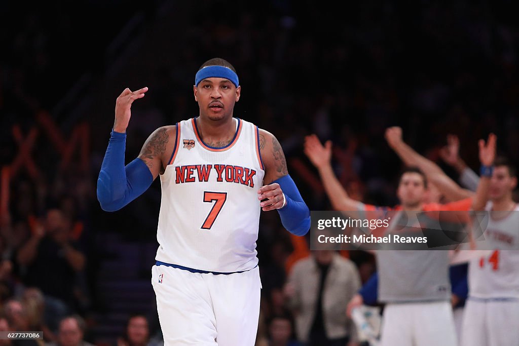 Sacramento Kings v New York Knicks
