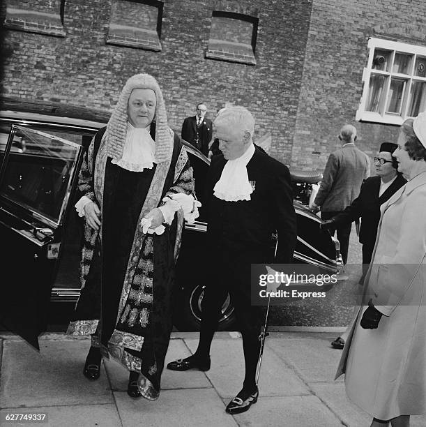 32 Quintin Mcgarel Hogg Baron Hailsham Of St Marylebone Stock Photos