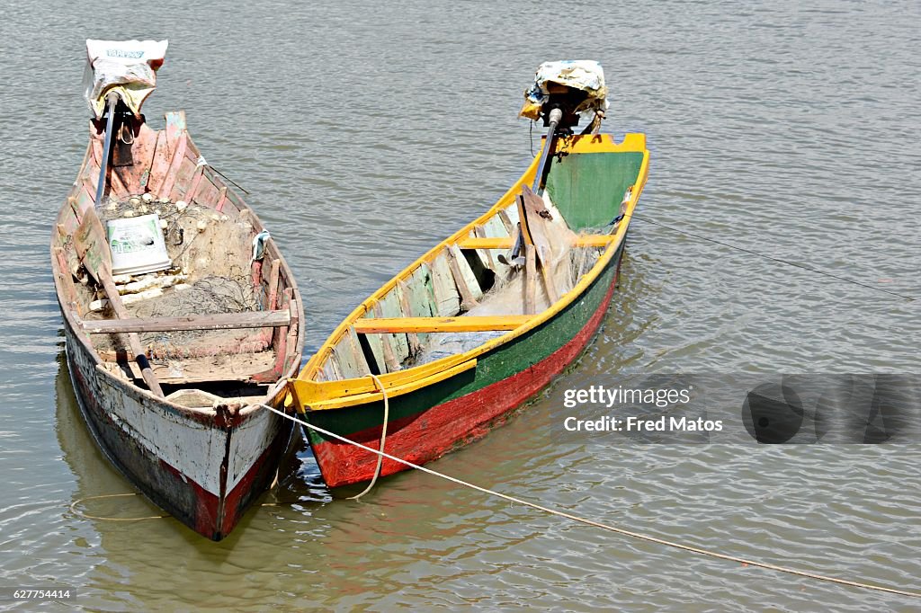 Two small boats