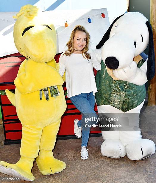 Jennifer Veal visits Knott's Merry Farm at Knott's Berry Farm on December 4, 2016 in Buena Park, California.