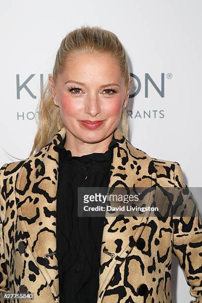 Actress Katherine LaNasa arrives at the TrevorLIVE Los Angeles 2016 Fundraiser at The Beverly Hilton Hotel on December 4, 2016 in Beverly Hills,...