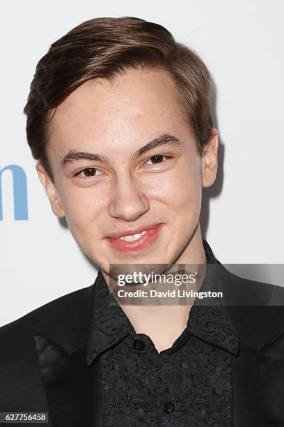 Actor Hayden Byerly arrives at the TrevorLIVE Los Angeles 2016 Fundraiser at The Beverly Hilton Hotel on December 4, 2016 in Beverly Hills,...