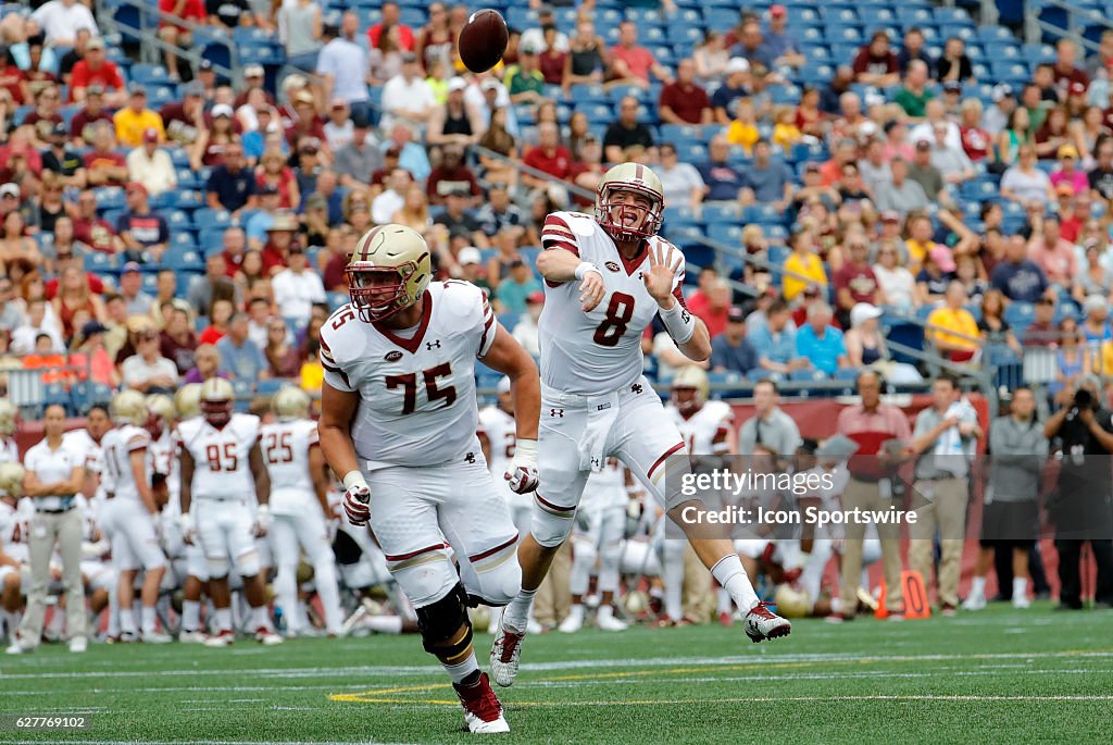 NCAA FOOTBALL: SEP 10 Boston College at UMass