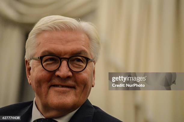 German Minister of Foreign Affairs Frank-Walter Steinmeier in Athens, on December 4, 2016