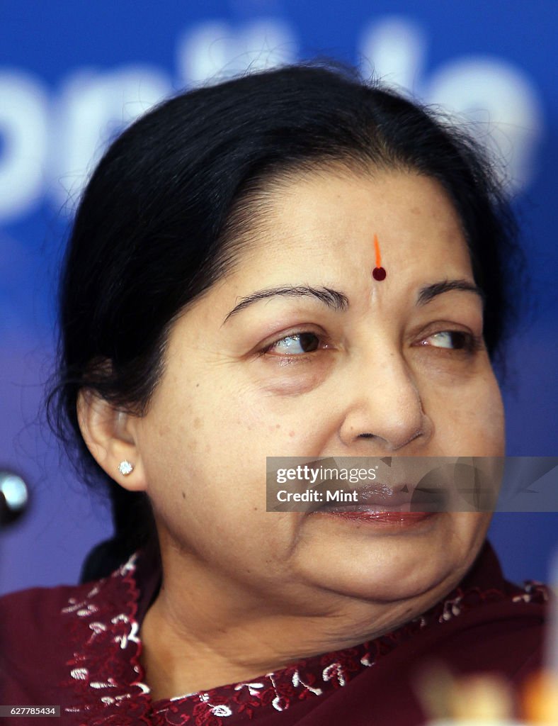 File Photos Of AIADMK Chief And Tamil Nadu Chief Minister J Jayalalithaa