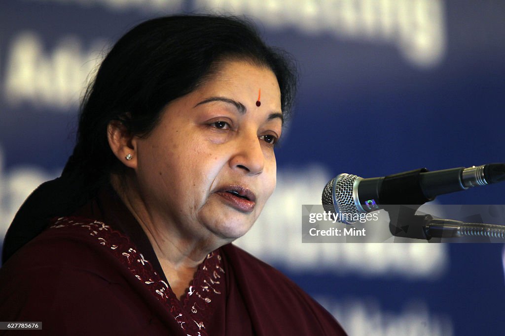 File Photos Of AIADMK Chief And Tamil Nadu Chief Minister J Jayalalithaa