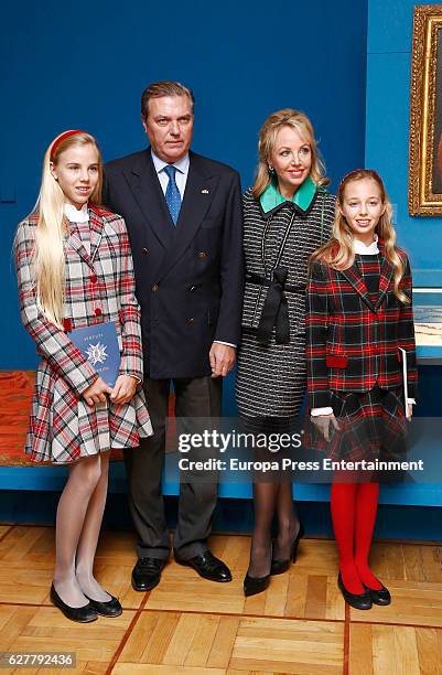 Duke of Castro Prince Carlo of Bourbon-Two Sicilies, Duchess of Castro Princess Camilla of Bourbon-Two Sicilies, Duchess of Capri Maria Clara...