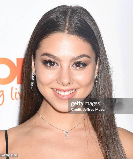 Actress Kira Kosarin attends the TrevorLIVE Los Angeles 2016 Fundraiser at the Beverly Hilton Hotel on December 04, 2016 in Beverly Hills, California.