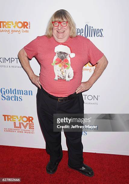 Actor Bruce Vilanch attends the TrevorLIVE Los Angeles 2016 Fundraiser at the Beverly Hilton Hotel on December 04, 2016 in Beverly Hills, California.
