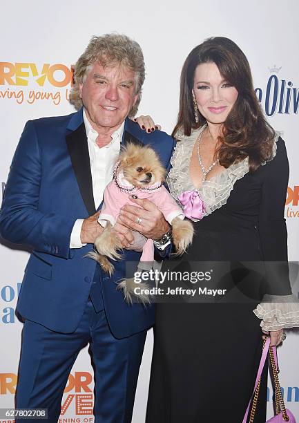 Restaurateur Ken Todd and TV personality Lisa Vanderpump attend the TrevorLIVE Los Angeles 2016 Fundraiser at the Beverly Hilton Hotel on December...