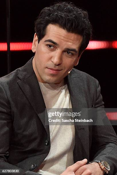 Elyas M'Barek attends the television show 2016! Menschen, Bilder, Emotionen - RTL Jahresrueckblick on December 4, 2016 in Cologne, Germany.