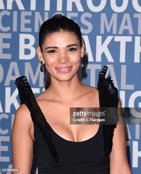 Model Paloma Jimenez attends the 2017 Breakthrough Prize at NASA Ames Research Center on December 4, 2016 in Mountain View, California.