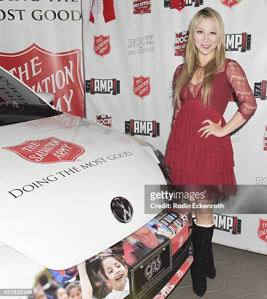 Alice Aoki attends The Salvation Army hosts #RockTheRedKettle Concert at Universal CityWalk on December 4, 2016 in Universal City, California.