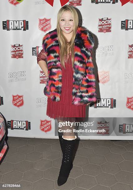 Alice Aoki attends The Salvation Army hosts #RockTheRedKettle Concert at Universal CityWalk on December 4, 2016 in Universal City, California.