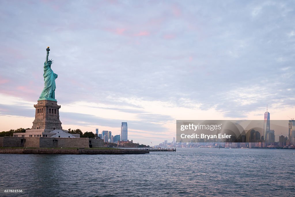 Statue of Liberty before Sunset