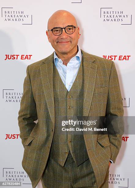 Gregg Wallace attends the annual British Takeaway Awards, in association with Just Eat at the Savoy Hotel, in London. The Annual awards are held to...