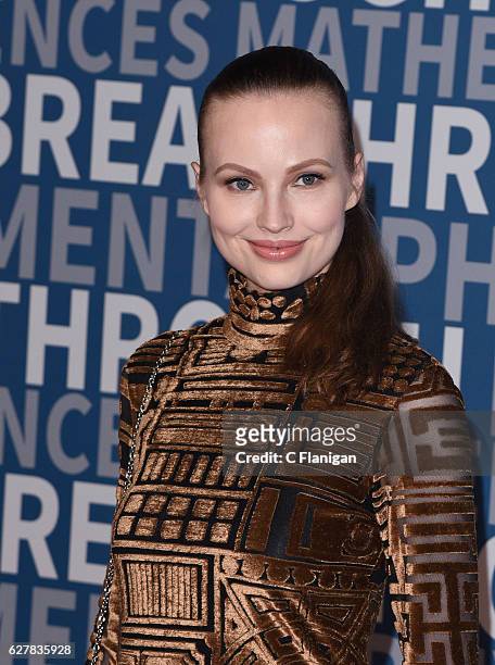 Julia Milner attends the 2017 Breakthrough Prize at NASA Ames Research Center on December 4, 2016 in Mountain View, California.