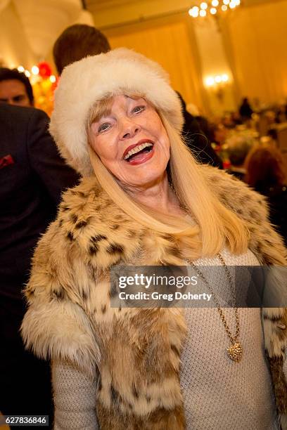 Actress Terry Moore attends The Thalians Presidents Club's "Holiday Brunch Spectacular" at Montage Beverly Hills on December 4, 2016 in Beverly...