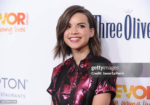 Ingrid Nilsen attends the TrevorLIVE Los Angeles 2016 fundraiser at The Beverly Hilton Hotel on December 4, 2016 in Beverly Hills, California.