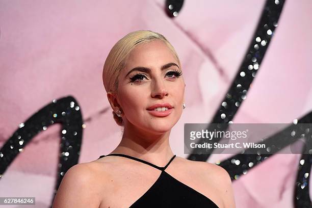 Singer Lady Gaga attends The Fashion Awards 2016 on December 5, 2016 in London, United Kingdom.