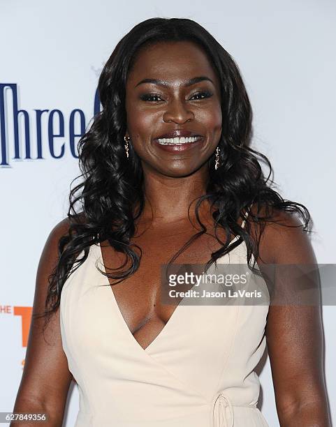 Actress Yetide Badaki attends the TrevorLIVE Los Angeles 2016 fundraiser at The Beverly Hilton Hotel on December 4, 2016 in Beverly Hills, California.