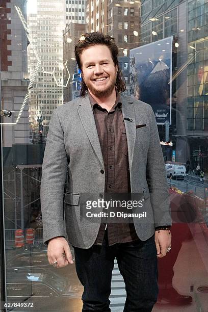 Josh McDermitt visits "Extra" at their New York studios at H&M in Times Square on December 5, 2016 in New York City.