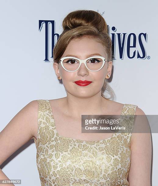 Actress Bebe Wood attends the TrevorLIVE Los Angeles 2016 fundraiser at The Beverly Hilton Hotel on December 4, 2016 in Beverly Hills, California.