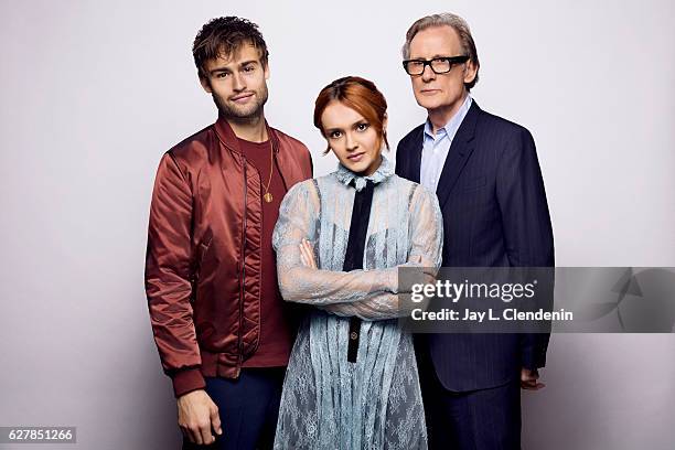 Actor Douglas Booth, actress Oliva Cooke, and actor Bill Nighy, from the film "The Limehouse Golem," pose for a portrait at the Toronto International...