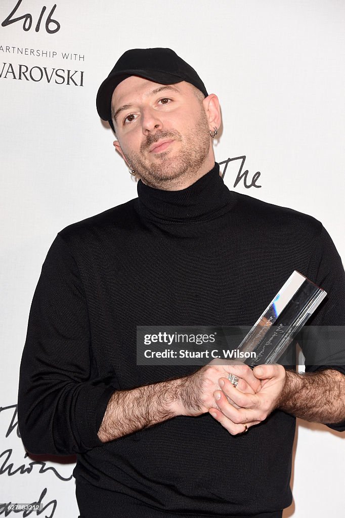 The Fashion Awards 2016 - Winners Room