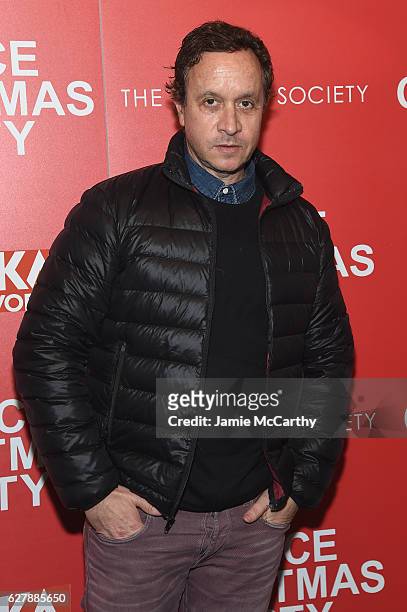 Pauly Shore attends the Paramount Pictures with The Cinema Society & Svedka host a screening of "Office Christmas Party" at Landmark Sunshine Cinema...