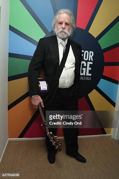 Musician Bob Weir attends the United Nations Development Programme Inaugural Global Goals Gala: A Night for Change at Phillips in Manhattan on...