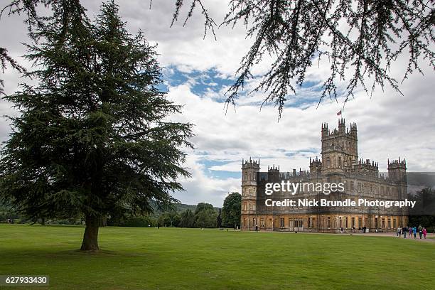 highclere castle - bbc natural history stock pictures, royalty-free photos & images