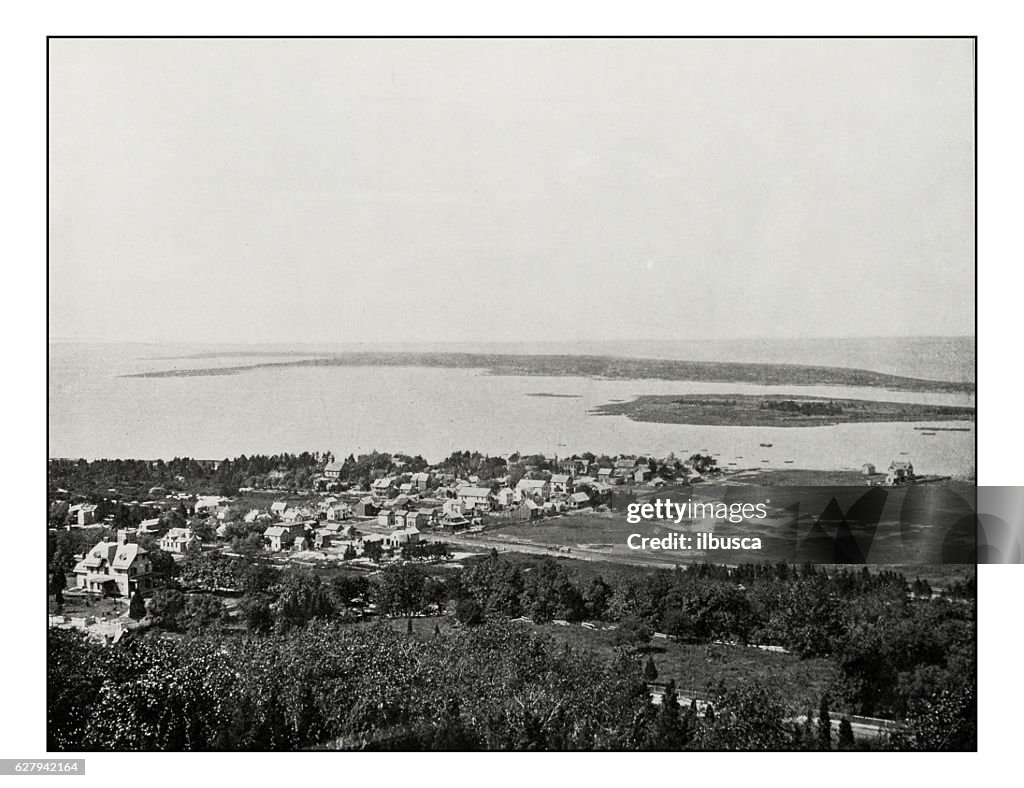 Antique photograph of Sandy Hook, New Jersey
