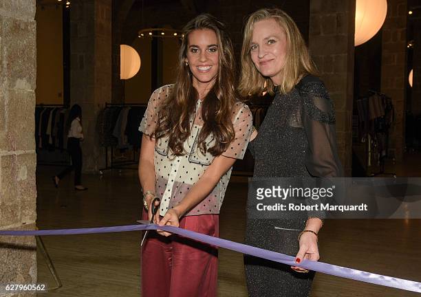 Ona Carbonell attends a Intropia charity rummage sale to help the Hospital Vall d'Hebron held at the Museu Maritim de Barcelona on December 5, 2016...