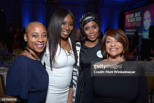 Equality Now's Helen Stewart, Dr. Natasha Sandy, honoree Jaha Dukureh and actress Debbie Allen attend Equality Now's third annual "Make Equality...